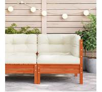 ""Bon plan"" Canapé d'angle de jardin - JILI HOT - Canapé fixe/sofa Balcon coussins cire marron bois pin massif Thome3565108