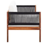 ""Bon plan"" Canapé de jardin - JILI HOT - Canapé fixe/sofa Balcon à 2 places - Bois d'acacia massif Thome3514283