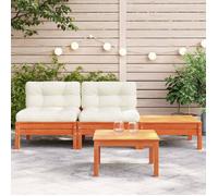 ""Bon plan"" Canapé de jardin - JILI HOT - Canapé fixe/sofa Balcon avec coussins et repose-pied 2 places Thome1656124