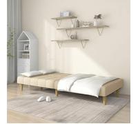 ""Bon plan"" Canapé-lit - JILI HOT - Canape droit convertible à 2 places crème tissu - Pour salon/Bureau Thome5145144