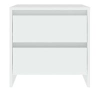 ""Bon plan"" Chevet/Meuble de Rangement - JILI HOT - Table de chevet blanc 45x34,5x44,5cm - Bois d’ingénierie - Pour Chambre