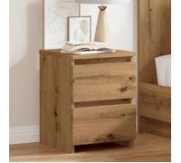 ""Bon plan"" Chevet/Meuble de Rangement - JILI HOT - Table de chevet chêne artisanal 30x30x40cm - Bois d'ingénierie - Pour Chambre