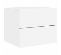 ""Bon plan"" Chevet/Meuble de Rangement - JILI HOT - Table de chevet murale avec lumières LED blanc - Pour Chambre Thome3057653