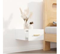 ""Bon plan"" Chevet/Meuble de Rangement - JILI HOT - Table de chevet murale blanc 35x35x20cm - Pour Chambre Thome8470854