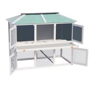 ""Bon plan"" Clapier Enclos animaux - JILI HOT - Cage double pour animaux Bois - Pour Jardin Thome6912704