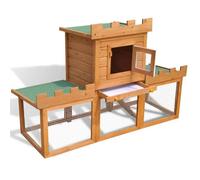 ""Bon plan"" Clapier Lapins Petit enclos - JILI HOT - Clapier large d'extérieur - avec 1 seule maison - Pour Jardin Thome1198468