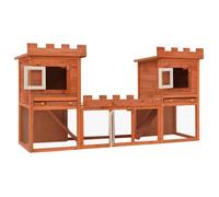 ""Bon plan"" Clapier Lapins Petit enclos - JILI HOT - Clapier large d'extérieur - avec maison double - Pour Jardin Thome2656160