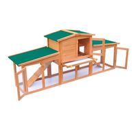 ""Bon plan"" Clapier Lapins Petit enclos - JILI HOT - Clapier large pour petits animaux avec toits Bois - Pour Jardin Thome5846647