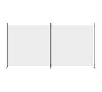 ""Bon plan"" Cloison de séparation - JILI HOT - Paravent d'intimité pliable - 2 panneaux Blanc 348x180cm Tissu - pour bureau/chambre