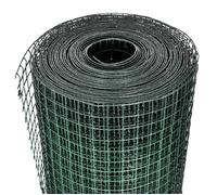 ""Bon plan"" Clôture Résistant - JILIHOT - Grillage Acier galvanisé et revêtement en PVC 25 x 1 m Vert - Pour jardin Thome1796027