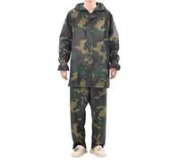 ""Bon plan"" Combinaison de pluie avec capuche 2 pcs Homme - JILI HOT -s Camouflage M Thome7365154