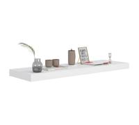 ""Bon plan"" Console au Mur - JILI HOT - Étagère flottante - murale blanc 80x23,5x3,8cm MDF - Pour salon/chambre Thome8803169