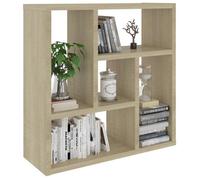 ""Bon plan"" Console au Mur - JILI HOT - Étagère murale Chêne sonoma 45,1x16x45,1cm - Bois d’ingénierie - Pour salon/chambre