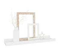 ""Bon plan"" Console au Mur - JILI HOT - Étagères murales - 2 pcs - Blanc brillant 40x9x3cm - Pour salon/chambre Thome3320213