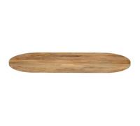 ""Bon plan"" Dessus de table Plateau pour table - JILI HOT - 100x50x2,5cm ovale - Bois massif de manguier Thome1709678