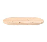 ""Bon plan"" Dessus de table Plateau pour table - JILI HOT - 60x30x2,5cm - Bois de pin massif ovale Thome6404667