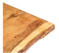 ""Bon plan"" Dessus de table Plateau pour table - JILI HOT - - Bois d'acacia massif 100x(50-60)x3,8cm Thome1345440