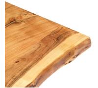 ""Bon plan"" Dessus de table Plateau pour table - JILI HOT - - Bois d'acacia massif 118x(50-60)x3,8cm Thome7841951