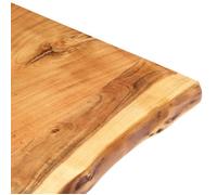 ""Bon plan"" Dessus de table Plateau pour table - JILI HOT - - Bois d'acacia massif 80x(50-60)x2,5cm Thome5289311