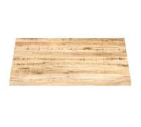 ""Bon plan"" Dessus de table Plateau pour table - JILI HOT - - Bois de manguier solide 25-27 mm 70x70cm Thome1520985