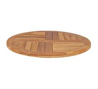 ""Bon plan"" Dessus de table Plateau pour table - JILI HOT - - Bois de teck solide Rond 2,5cm 70cm Thome2326800