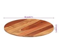 ""Bon plan"" Dessus de table Plateau pour table - JILI HOT - - Bois massif d'acacia rond 15-16 mm 50cm Thome2505733