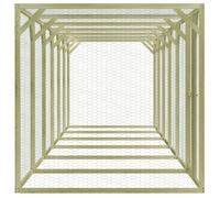 ""Bon plan"" Enclos Animaux Lapins - JILI HOT - Poulailler 1,5x9x1,5 m - Pinède imprégnée - Pour Jardin Thome6607238