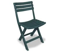 ""Bon plan"" Ensemble de bistro pliable - 3 pcs - JILI HOT - Table + 2 chaises - Plastique Vert - Pour Jardin/terrasse Thome3943943