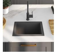 ""Bon plan"" Évier de cuisine - JILI HOT - Lavabo Installation de Cuisine fait à la main Noir - Acier inoxydable Thome6077910