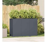 ""Bon plan"" Jardinière anthracite 120x40x80cm acier laminé à froid - pour Plantes Grimpantes Thome5945808