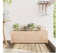 ""Bon plan"" Jardinière d'extérieur 90x31x31cm - Bois de pin massif - pour Plantes Grimpantes Thome3440321