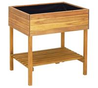 ""Bon plan""Jardinière d'extérieur - Pot & cache-pot - surélevée 78,5x58,5x78,5 cm Bois massif d'acacia FR32792384784