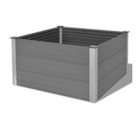 ""Bon plan"" Jardinière Plantes - JILI HOT - Lit surélevé de jardin WPC 100x100x54cm Gris Thome4064652