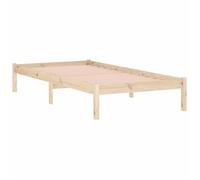 ""Bon plan""Lit 1 places Brun - 100x190 cm - LEMON® - Cadre de lit - sans matelas - 100x190 cm - Bois de - Pin massif 3395683