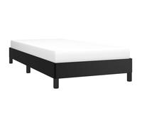 ""Bon plan""Lit 1 places Noir - 90x200 cm - LEMON® - Cadre de lit - sans matelas - noir 90x200 cm similicuir 6466127