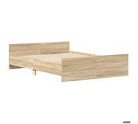 ""Bon plan""Lit 2 places Gris - 120x190 cm - LEMON® - Cadre de lit - sans matelas - gris béton 120x190 cm 1863071