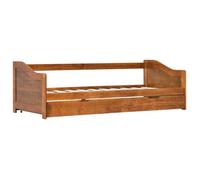 ""Bon plan"" Lit simple pour adolescent/Adulte Cadre de lit extensible - Non matelas - marron miel 90x200cm - Pour chambre