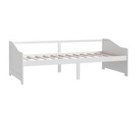 ""Bon plan"" Lit simple, pour adolescent/Adulte, Lit de repos 3 places - Non matelas - Blanc 90x200cm - Pour chambre Thome3645336