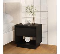 ""Bon plan"" Lot de 2 chevets, Tables de chevet - 2 pcs - JILI HOT - Noir 45x34x44cm - Bois d'ingénierie - Pour Chambre Thome1587735