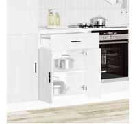 ""Bon plan"" Meuble Bas Cuisine/ Armoire de cuisine Porto - JILI HOT - blanc - Bois d'ingénierie Thome9267335
