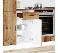 ""Bon plan"" Meuble Bas Cuisine/ Armoire de cuisine Porto - JILI HOT - vieux bois - Bois d'ingénierie Thome6954440