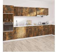 ""Bon plan"" Meuble Bas Cuisine/ Armoire de plancher - JILI HOT - à tiroir Chêne fumé 50x46x81 5cm Bois Thome6178320