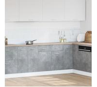 ""Bon plan"" Meuble Bas Cuisine/ Armoire de plancher - JILI HOT - à tiroir Gris béton 80x46x81,5cm Aggloméré Thome9762740