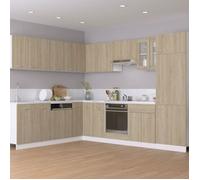 ""Bon plan"" Meuble Bas Cuisine/ Armoire de réfrigérateur - JILI HOT - Chêne sonoma - Bois d’ingénierie Thome2014721
