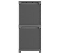 ""Bon plan"" Meuble de Rangement anti-basculement - JILI HOT - Étagère d'affichage 5 cubes et boîtes Gris 103x30x72,5cm Tissu Pour