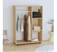 ""Bon plan"" Meuble Penderie Dressing - JILI HOT - Garde-robe Chêne sonoma 80x40x110cm - Bois d’ingénierie Thome9930702