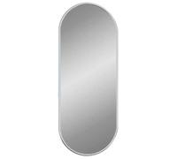""Bon plan"" Miroir mural - JILI HOT - Miroir Suspendu décor Argenté 50x20cm Ovale - Pour chambre/salon Thome4439995