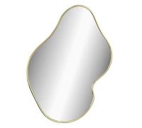 ""Bon plan"" Miroir mural - JILI HOT - Miroir Suspendu décor Doré 50x40cm - Pour chambre/salon Thome6889535