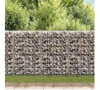""Bon plan"" Mur en gabion avec couvercle - JILIHOT - Clôture Panier à Pierress Acier galvanisé 60x50x100cm Thome8493186