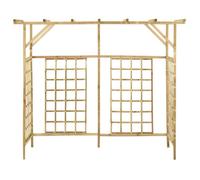 ""Bon plan"" Pergola de jardin - JILI HOT - pour poubelles triples - Bois de pin imprégné - Pour jardin/Mariage Thome4135334